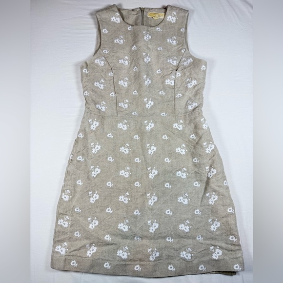 Michael Kors linen floral Sleeveless Dress - Picture 2 of 11